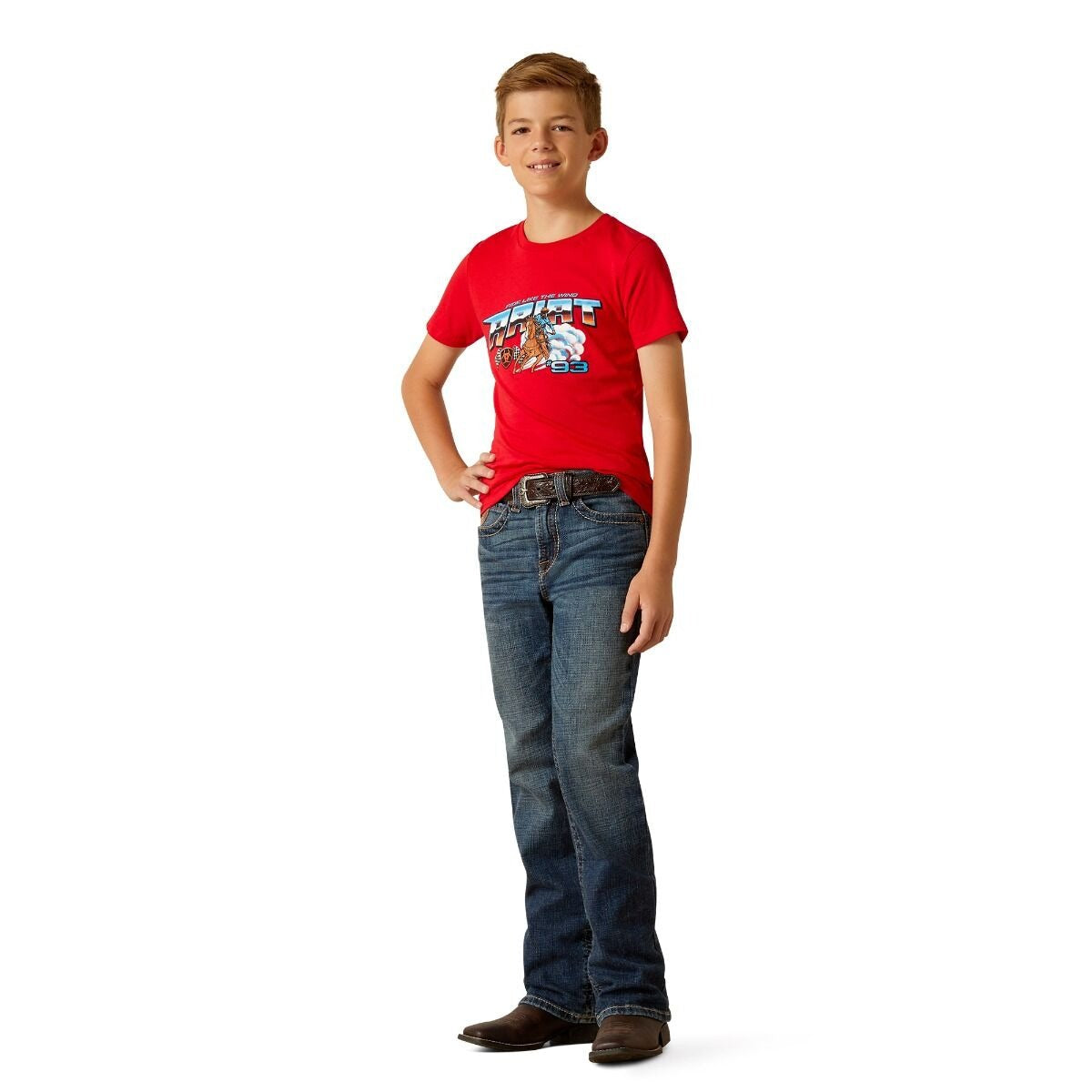 ARIAT BOYS RACING 93 TEE