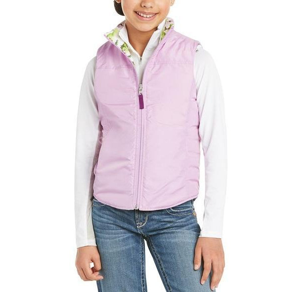 ARIAT GIRLS EMMA REVERSIBLE VEST