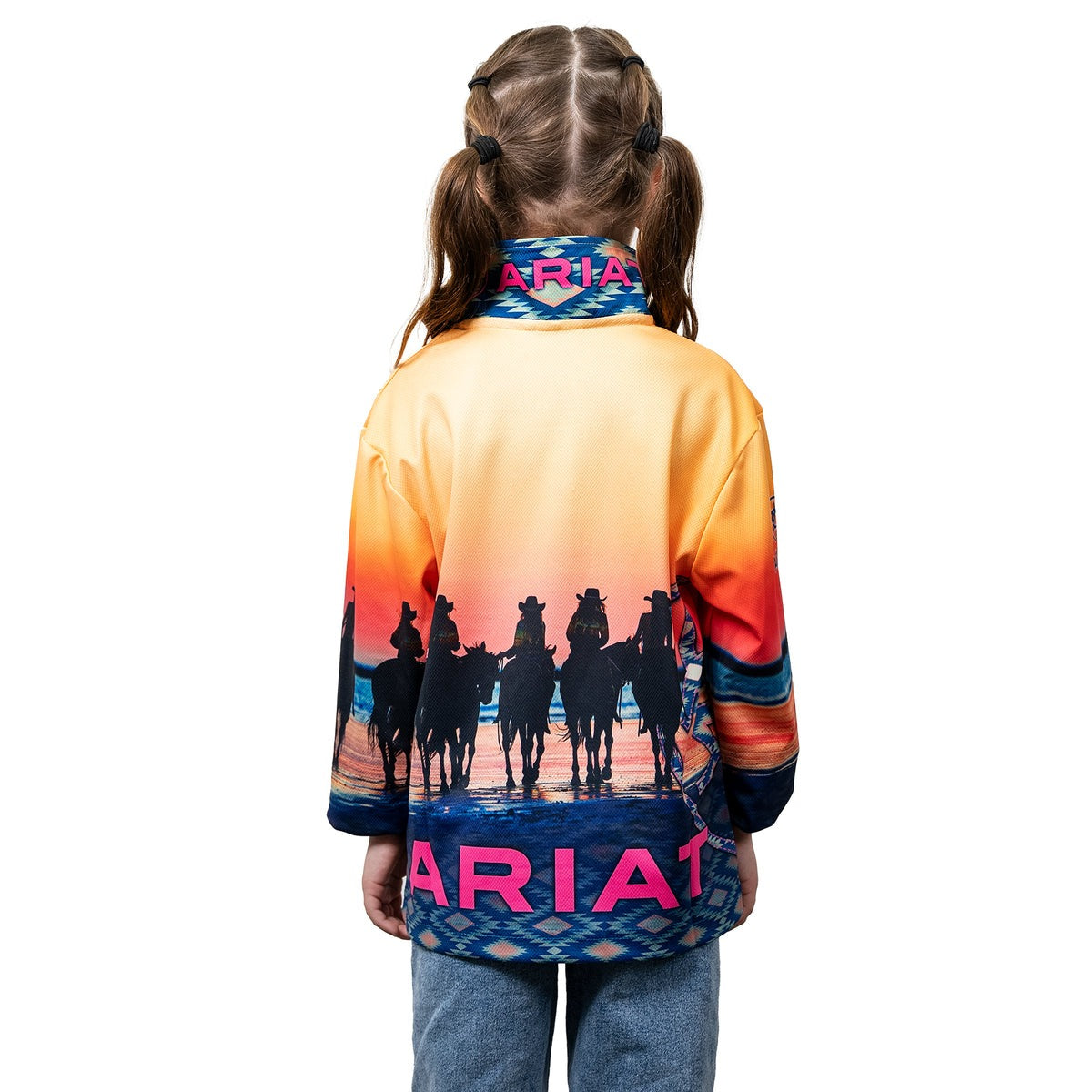 ARIAT KIDS COASTAL COWGIRLS FISHING SHIRT