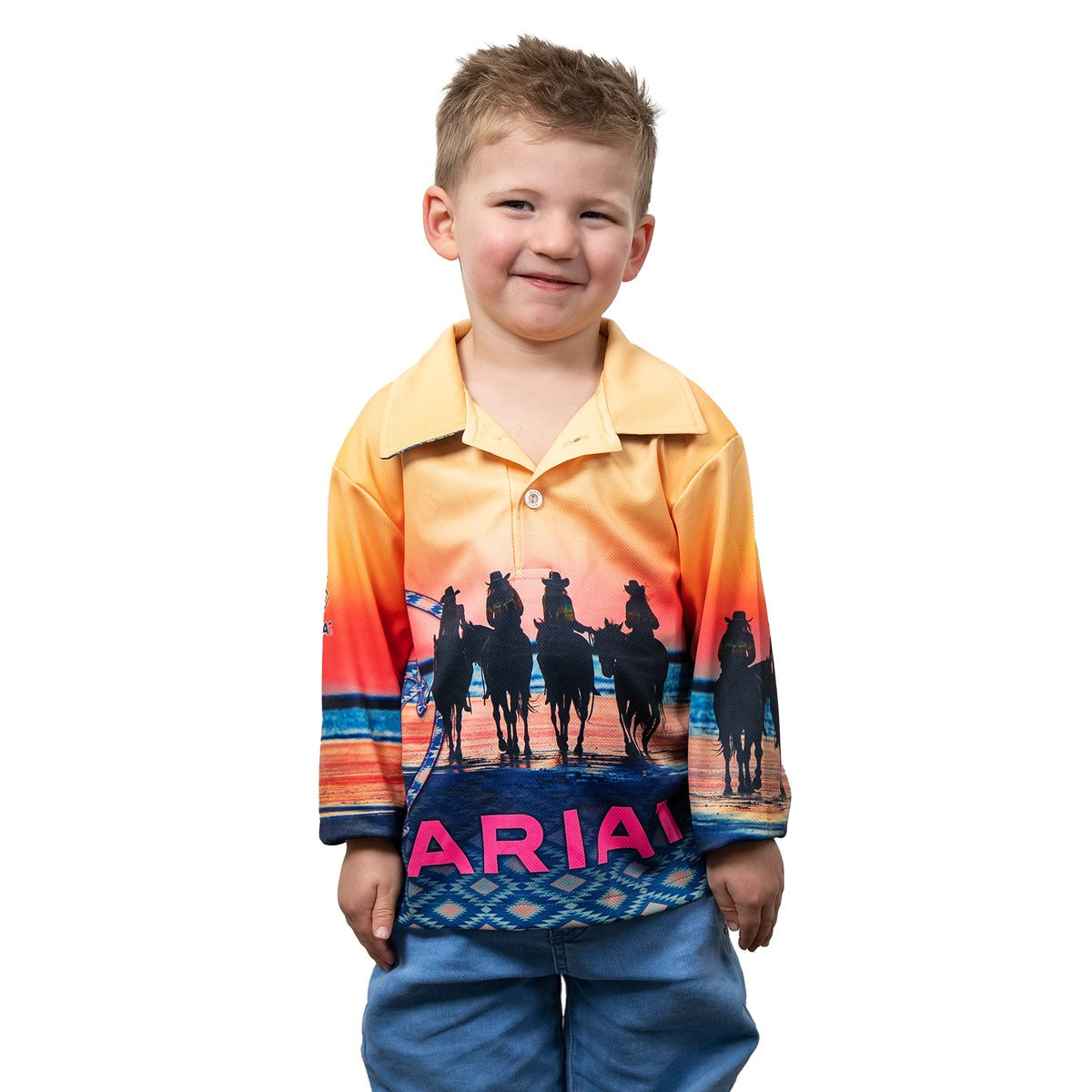 ARIAT KIDS COASTAL COWGIRLS FISHING SHIRT
