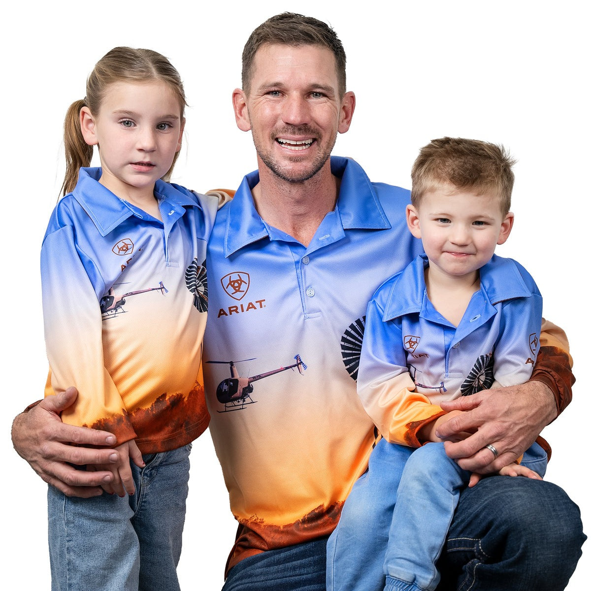 ARIAT KIDS WINDMILL FISHING SHIRT