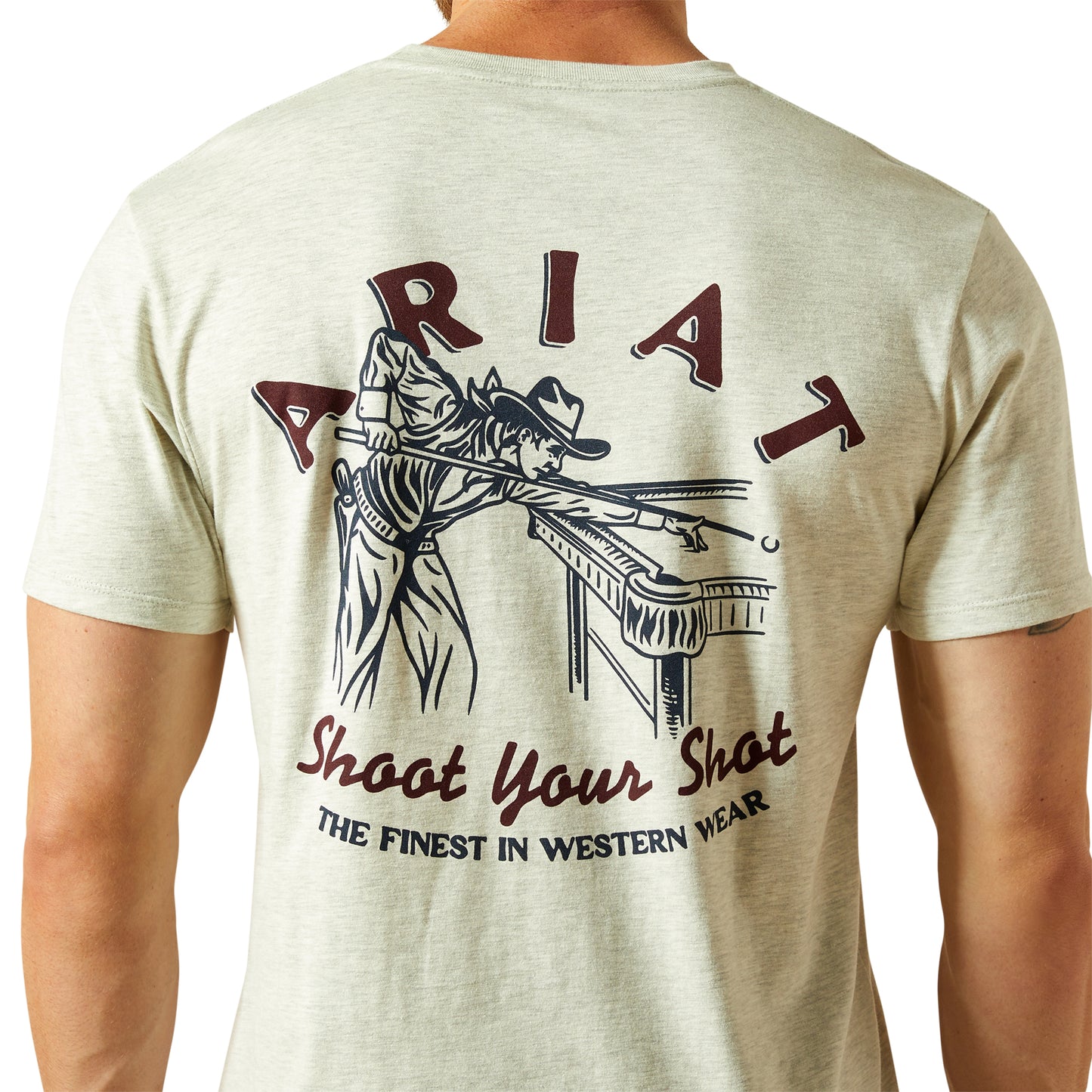 ARIAT MENS STRAIGHT SHOOTER TEE