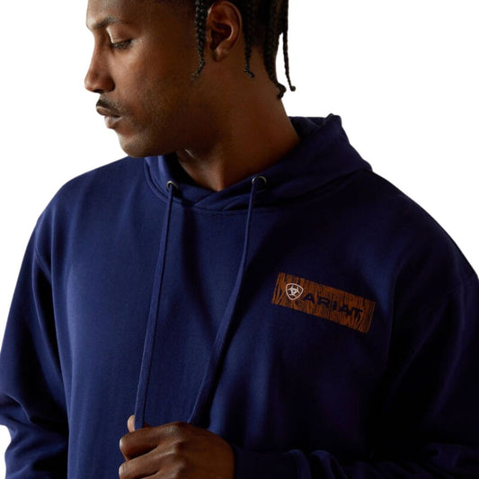 ARIAT MENS WOODSHOP STACK HOODY