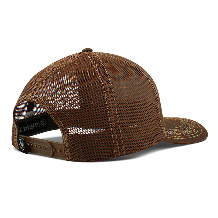 ARIAT MESH SNAP BACK VINTAGE LOGO CAP