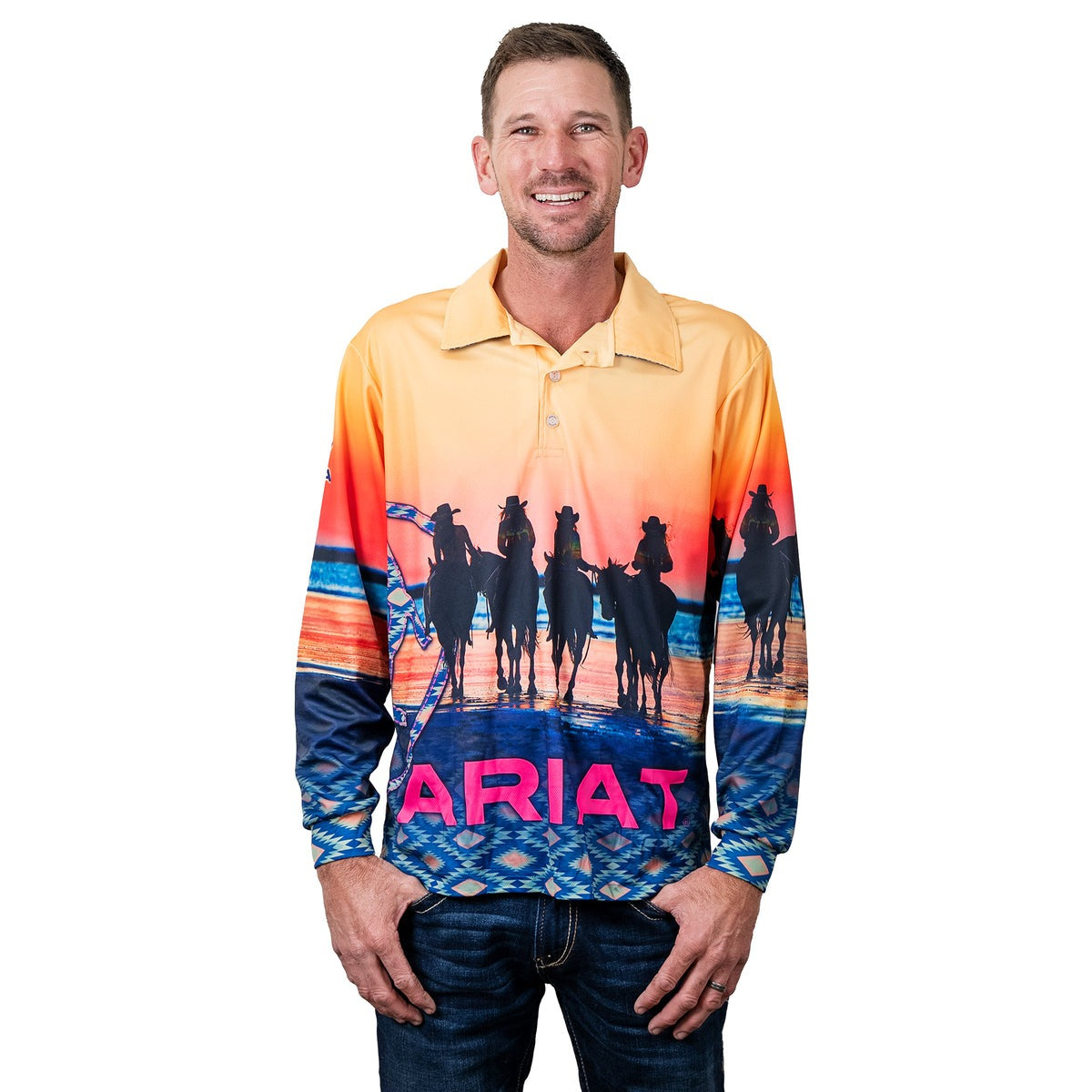 ARIAT UNISEX COASTAL COWGIRLS FISHING SHIRT