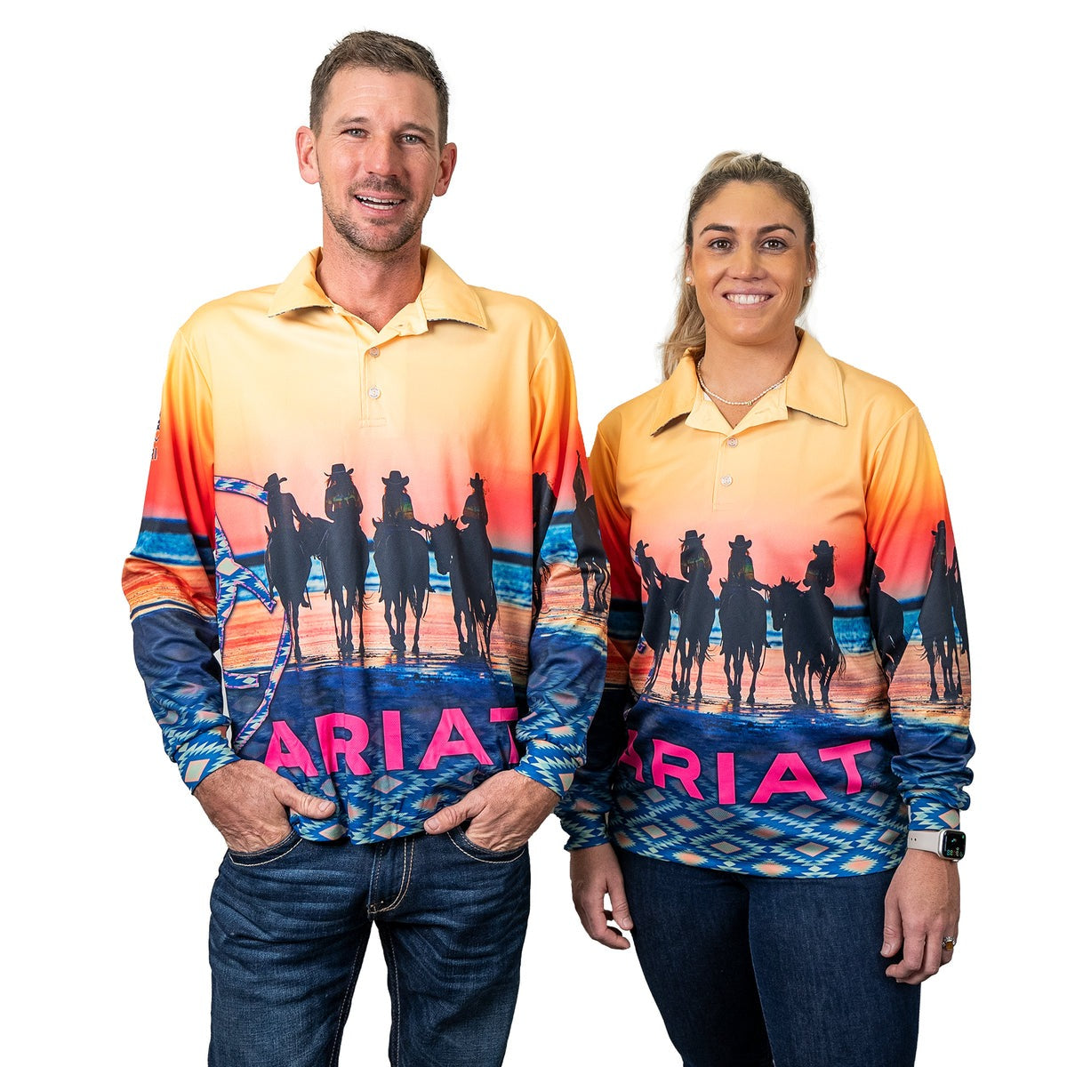 ARIAT UNISEX COASTAL COWGIRLS FISHING SHIRT-Ranges Country