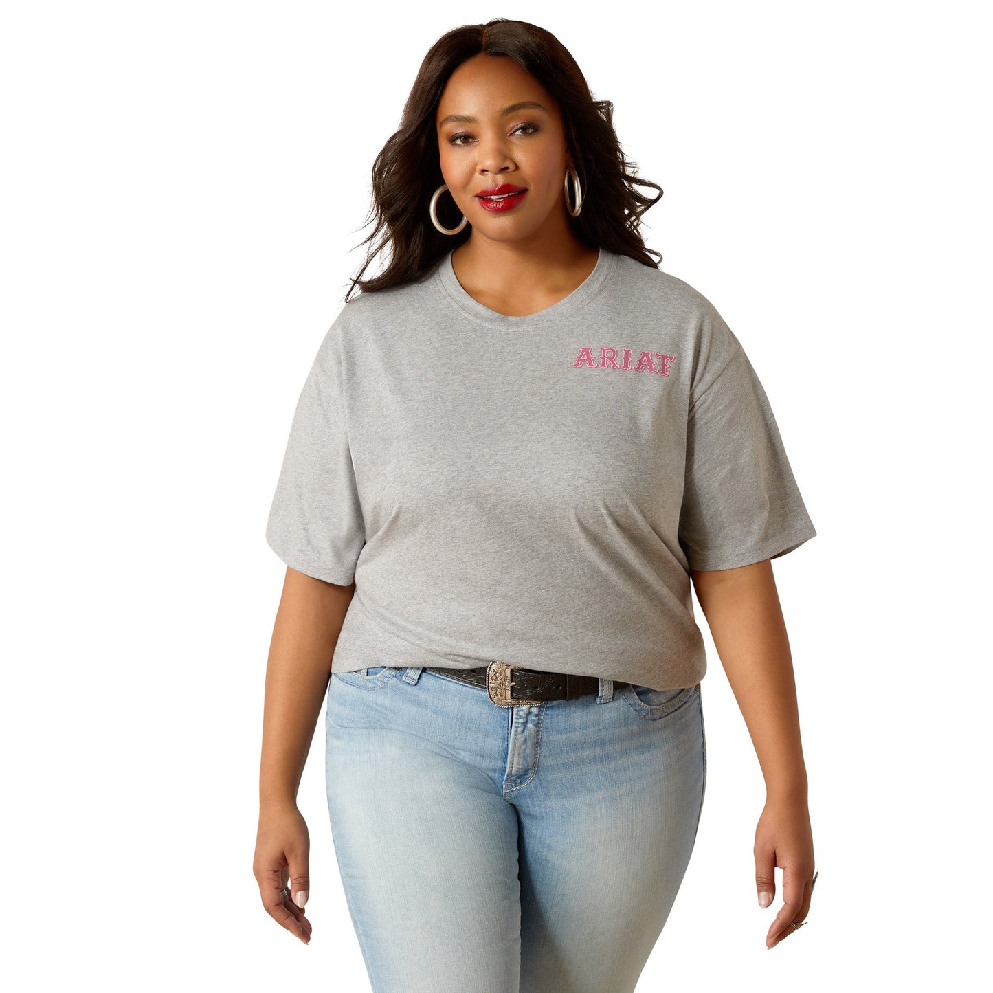 ARIAT WOMENS CACTUS ROSE TEE