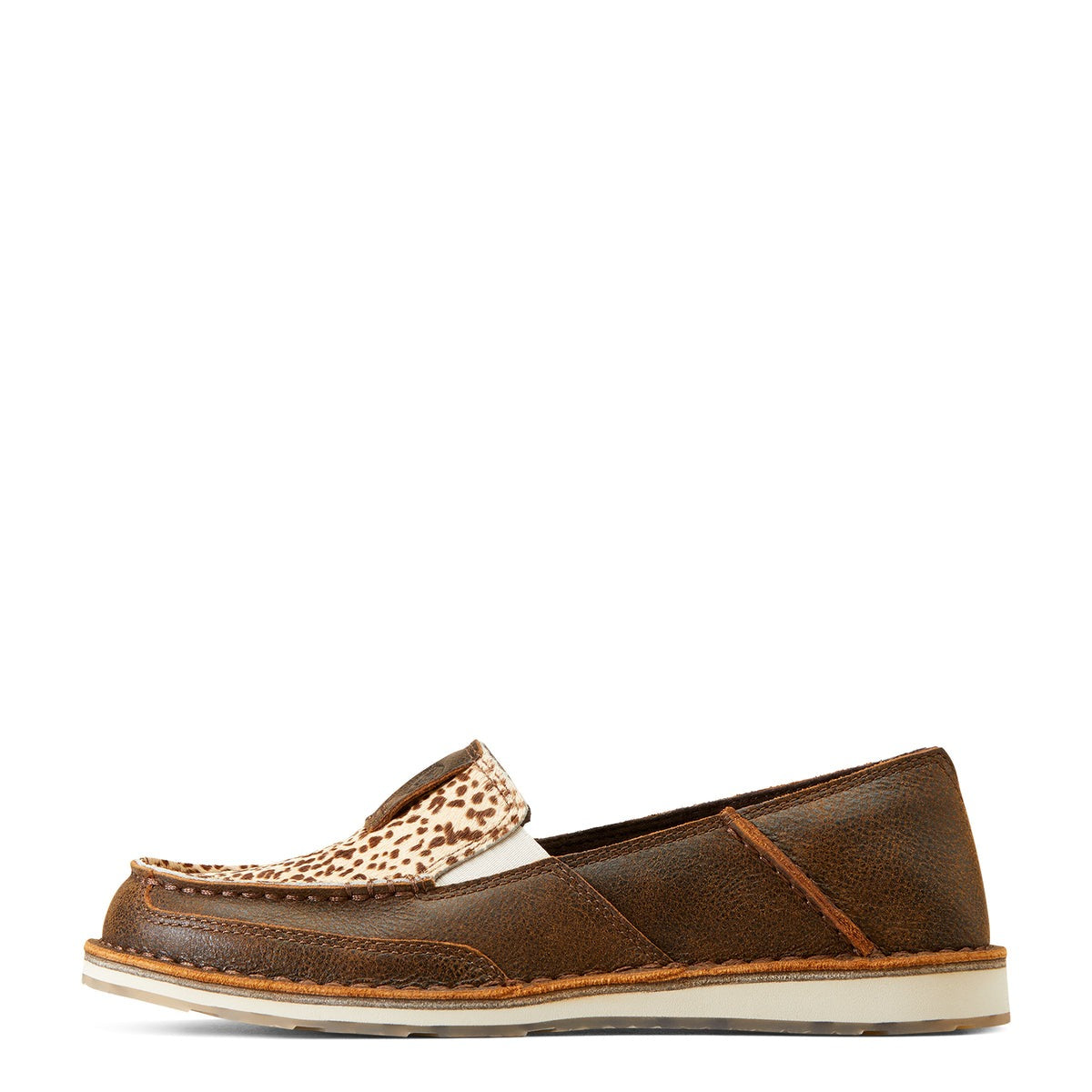 ARIAT WOMENS CHEETAH HAIR ON CRUISER MOCCASINS