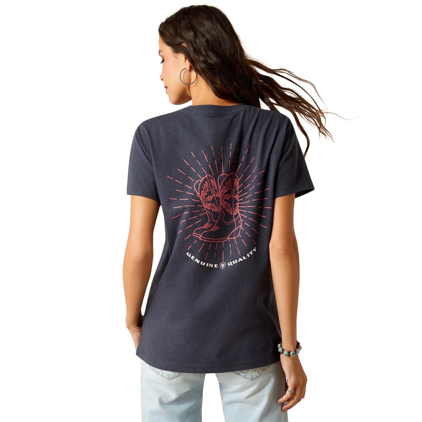ARIAT WOMENS GENUINE TEE-Ranges Country
