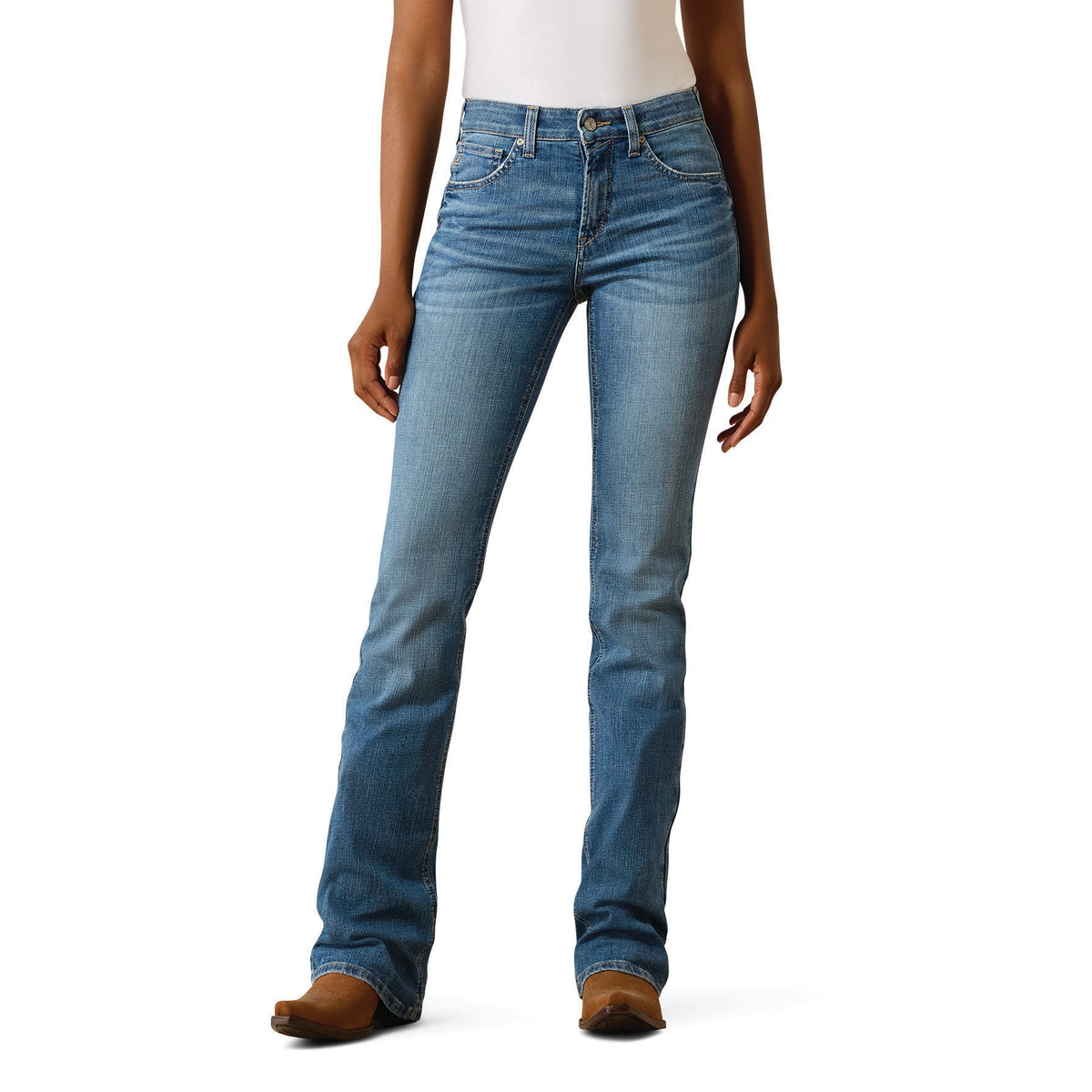 ARIAT WOMENS HIGH RISE BOOT CUT LYRA BELFAIR JEANS