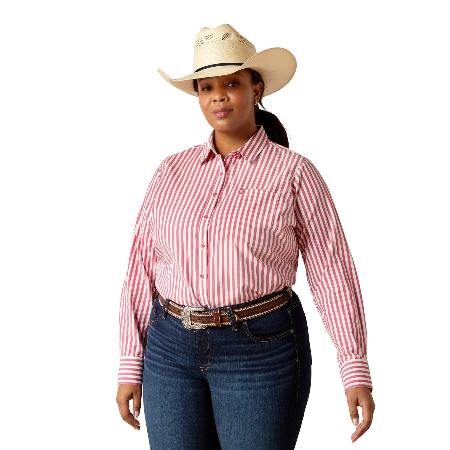 ARIAT WOMENS KIRBY STRIPE SHIRT-Ranges Country