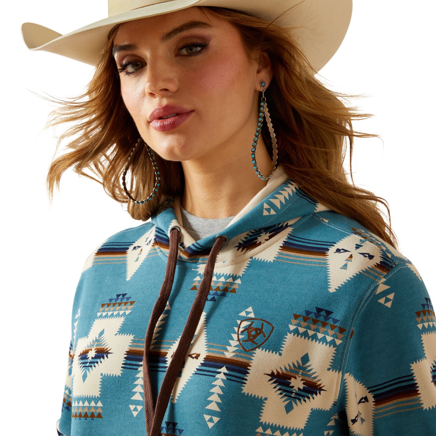 ARIAT WOMENS LOGO 2.0 PRINTED HOODY