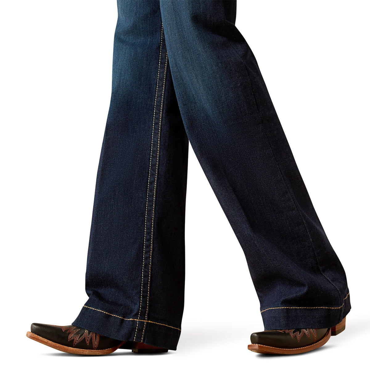 ARIAT WOMENS MID RISE TROUSER LIZZIE PENNYSLYVANIA JEANS (SHORT LEG)