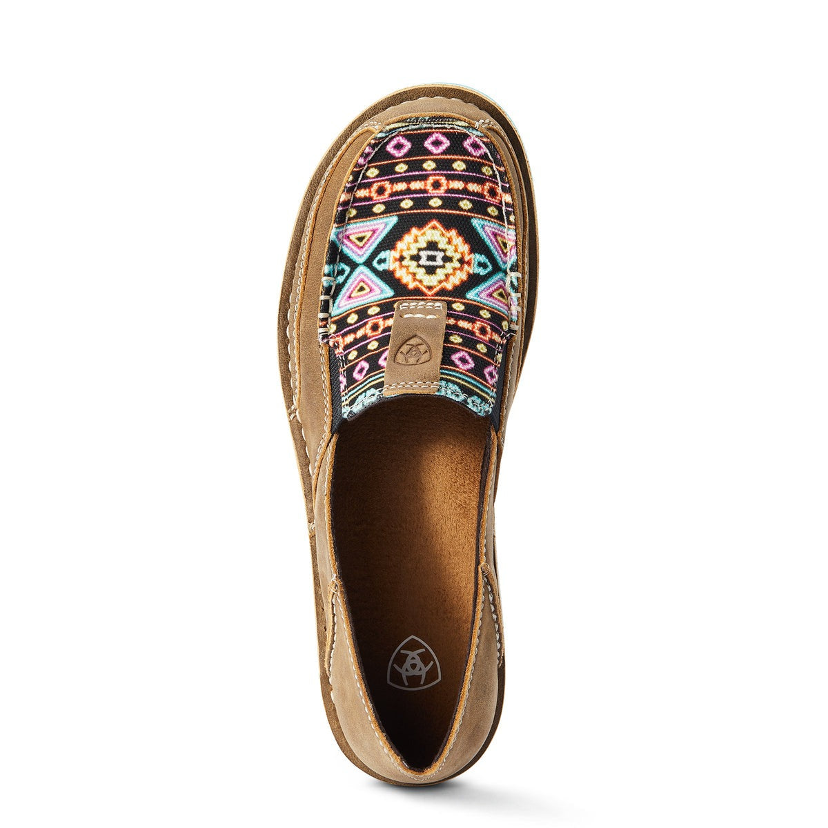 ARIAT WOMENS NEON LIGHTS CRUISER MOCCASINS