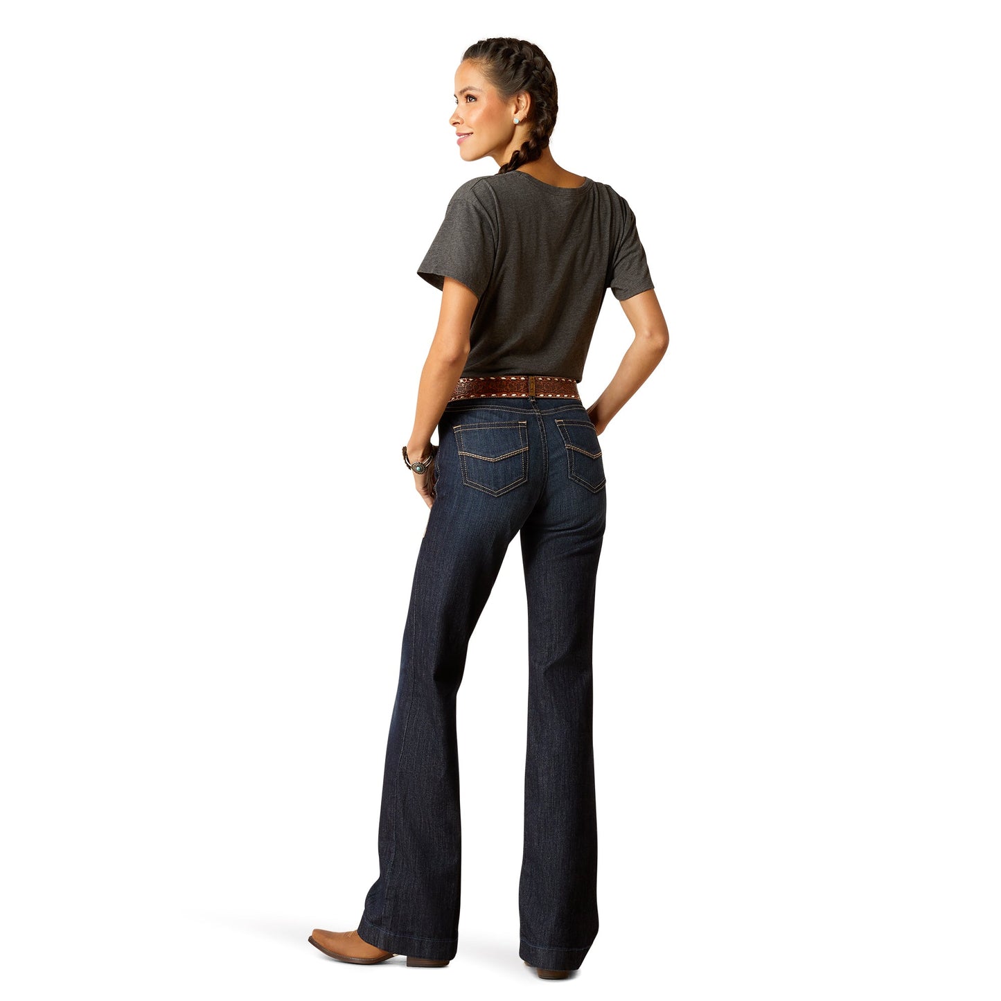 ARIAT WOMENS OPHELIA NASHVILLE PERFECT RISE TROUSER JEANS-Ranges Country