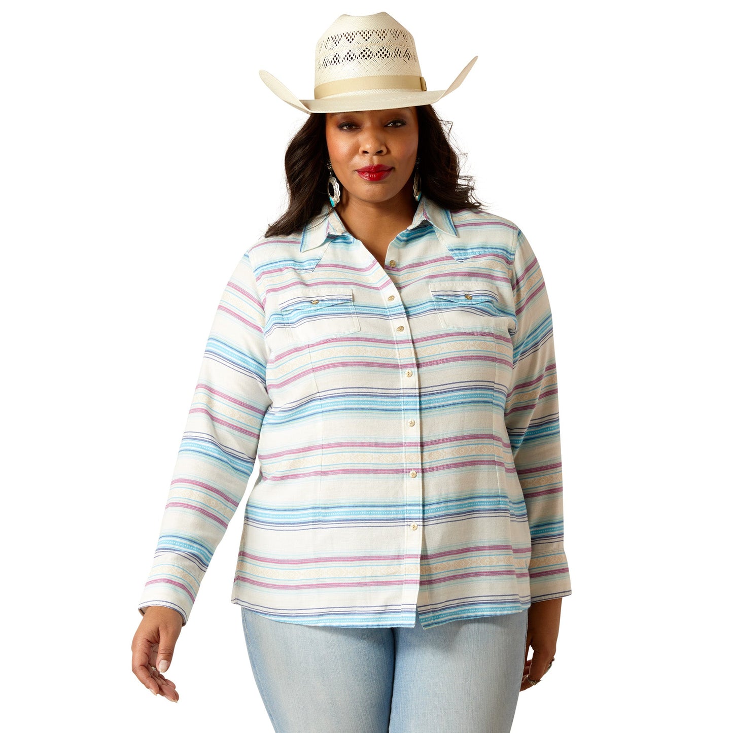 ARIAT WOMENS RICA JACQUARD SHIRT