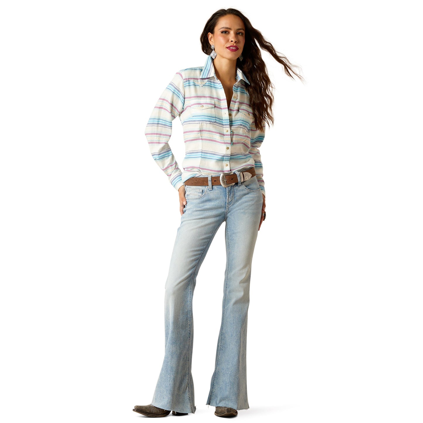 ARIAT WOMENS RICA JACQUARD SHIRT