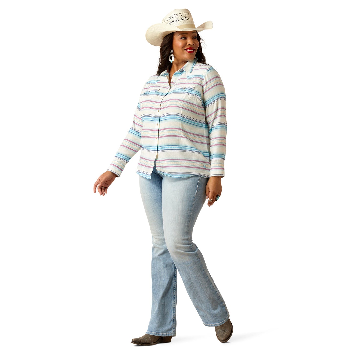 ARIAT WOMENS RICA JACQUARD SHIRT