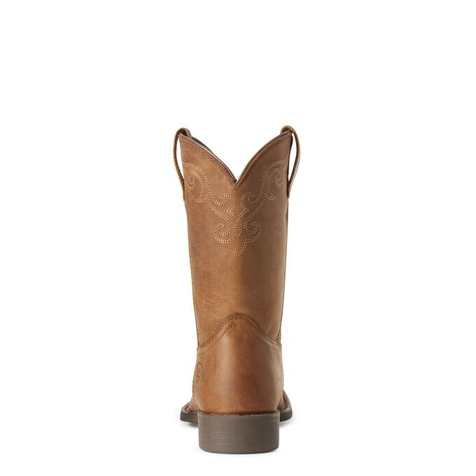 ARIAT WOMENS ROPER WIDE SQUARE TOE BOOTS
