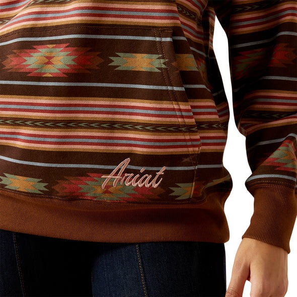 ARIAT WOMENS SKYLINE SERAPE HOODY