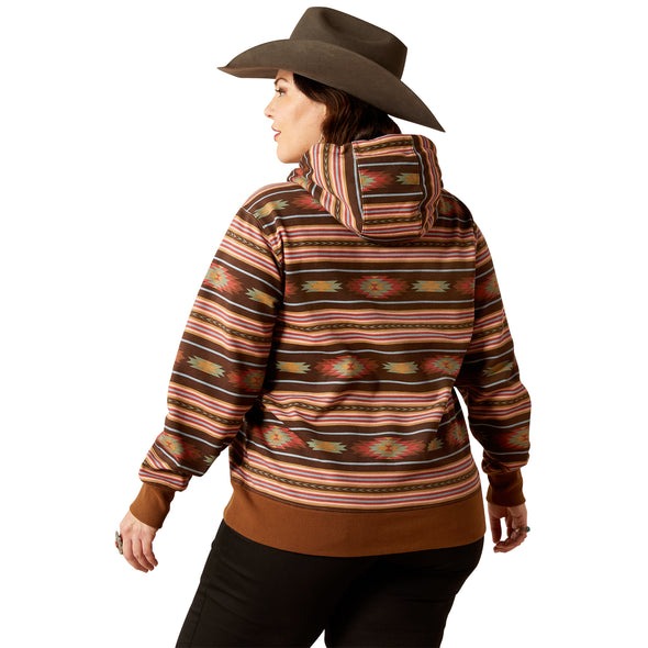 ARIAT WOMENS SKYLINE SERAPE HOODY