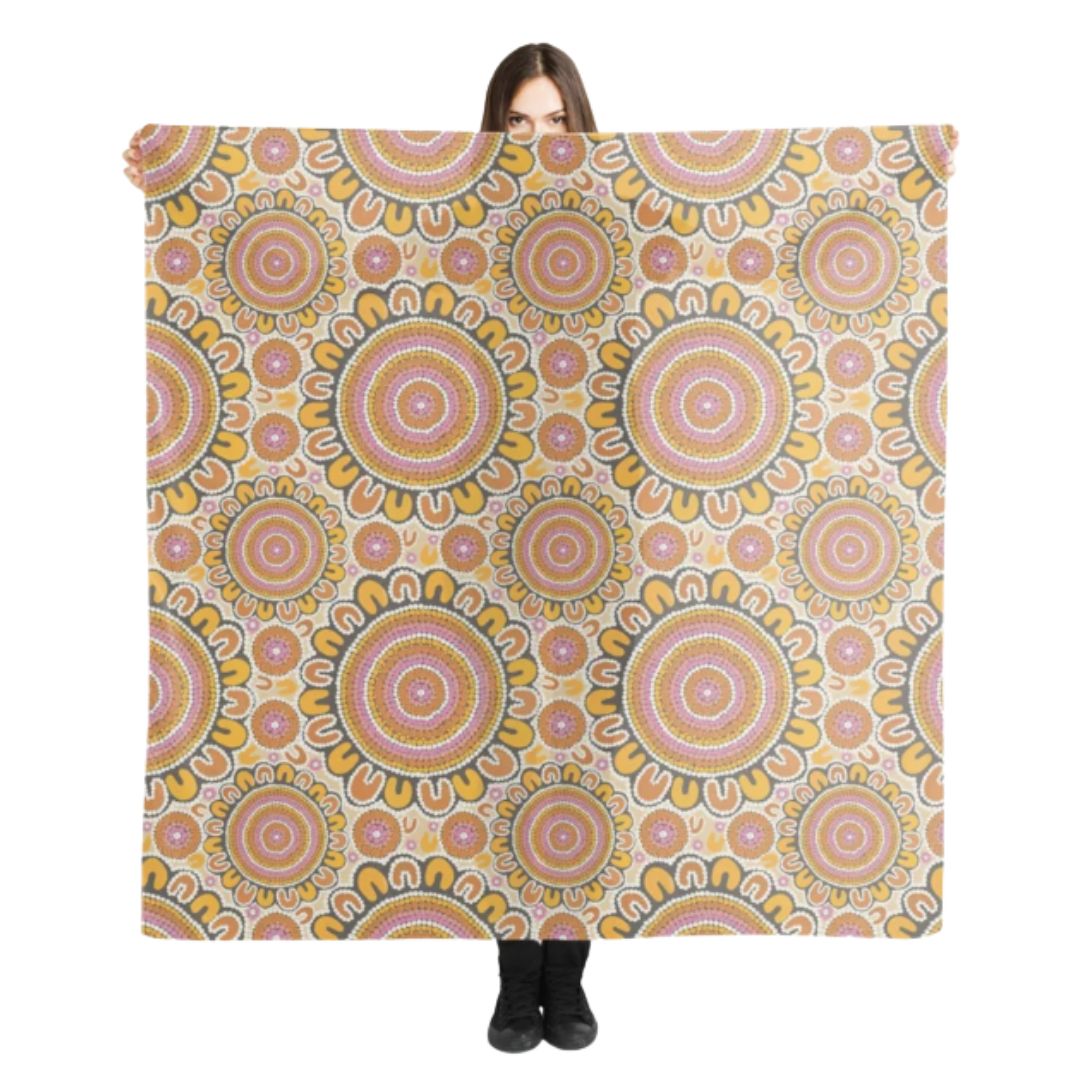 ART BY DEBBIE PRINTED SCARF-Ranges Country
