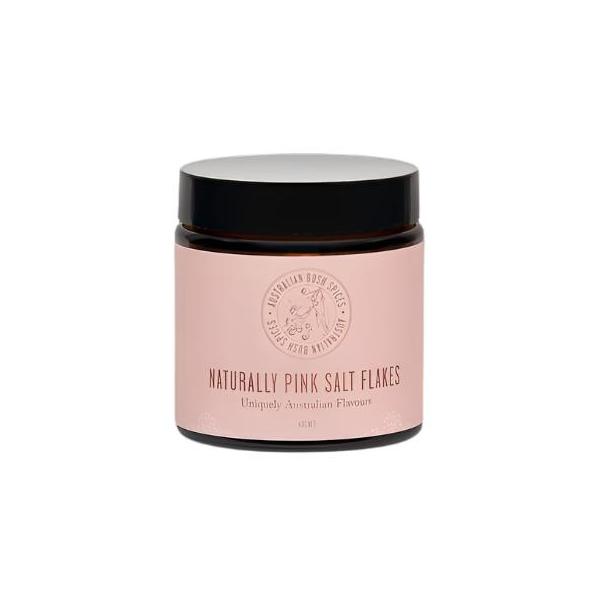 AUSTRALIAN BUSH SPICES NATURAL PINK SALT FLAKES 60g-Ranges Country