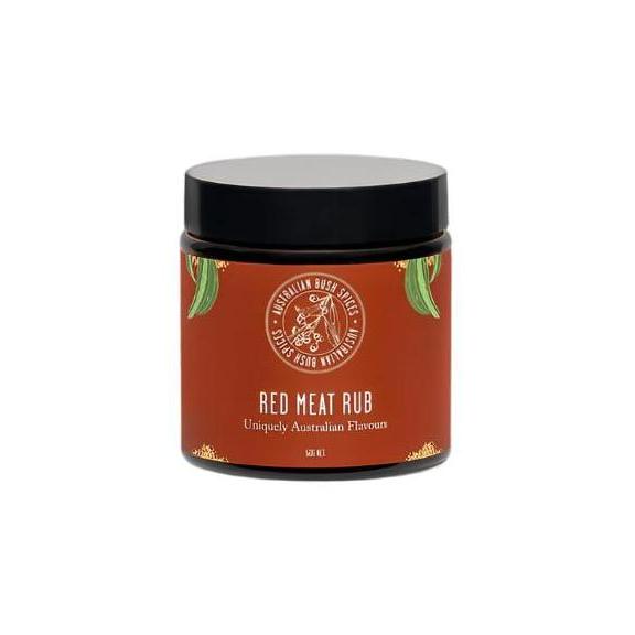 AUSTRALIAN BUSH SPICES RED MEAT RUB 60g-Ranges Country