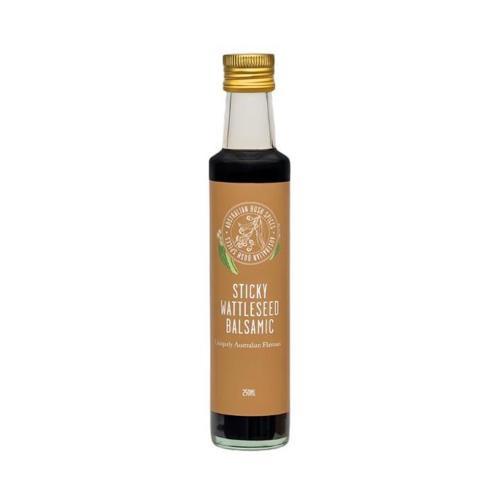 AUSTRALIAN BUSH SPICES STICKY WATTLESEED BALSAMIC 250ml-Ranges Country