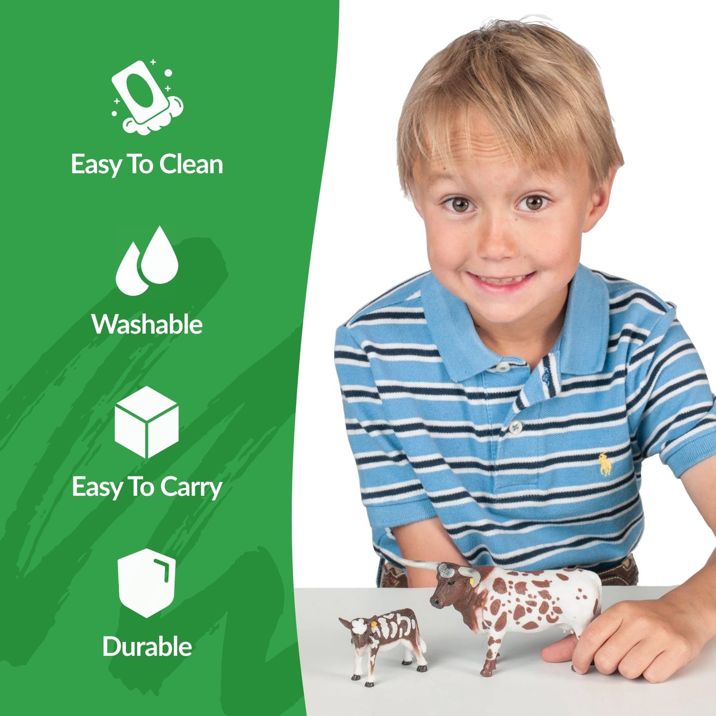 BIG COUNTRY TOYS LONGHORN COW & CALF