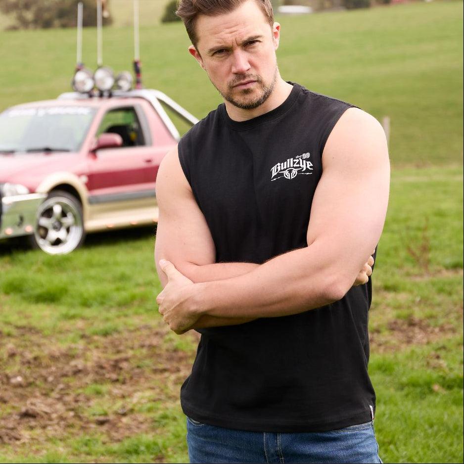 BULLZYE MENS BREWIN DUST MUSCLE TANK