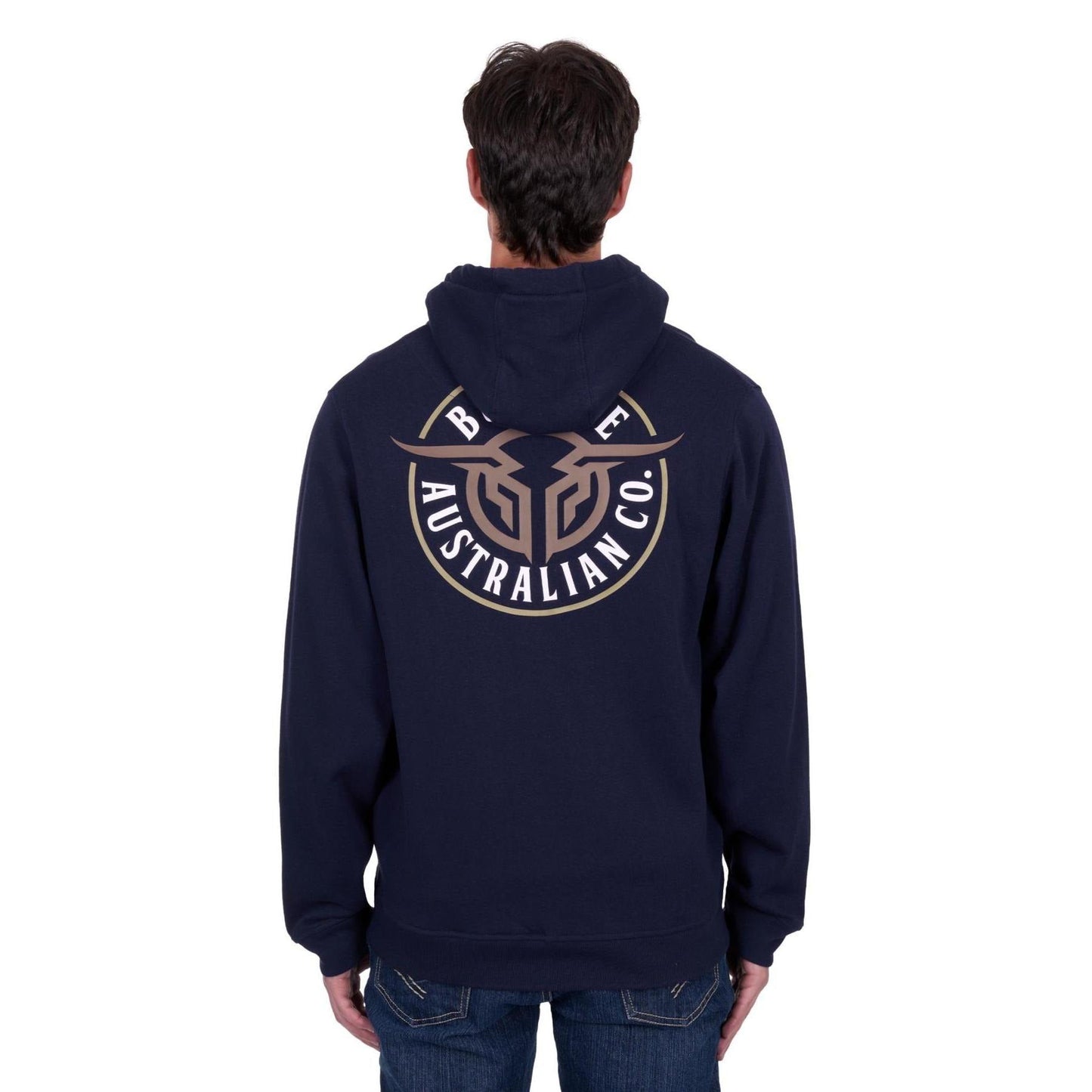 BULLZYE MENS BULLRING ZIP UP HOODY