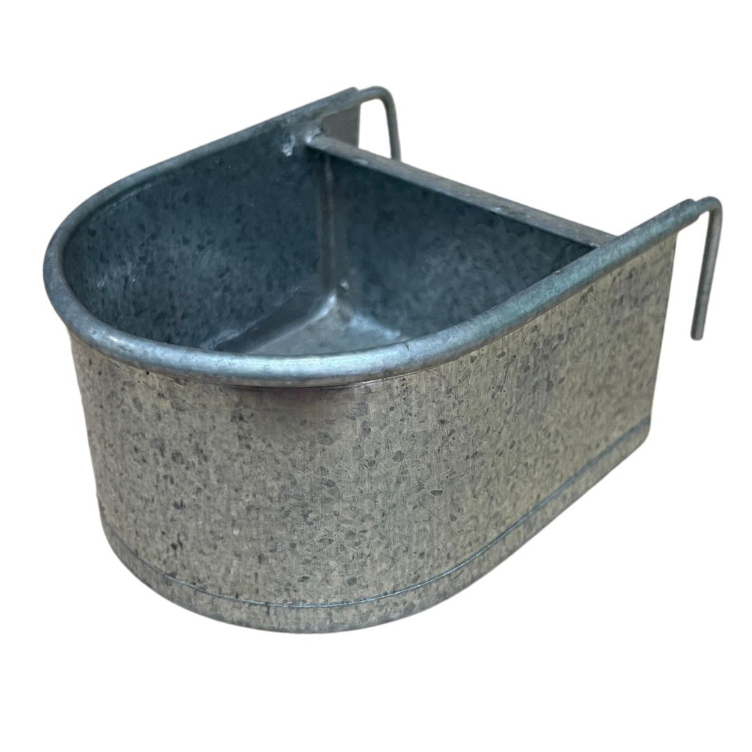 FEEDER METAL D WITH HOOKS 3in/7.5cm-Ranges Country