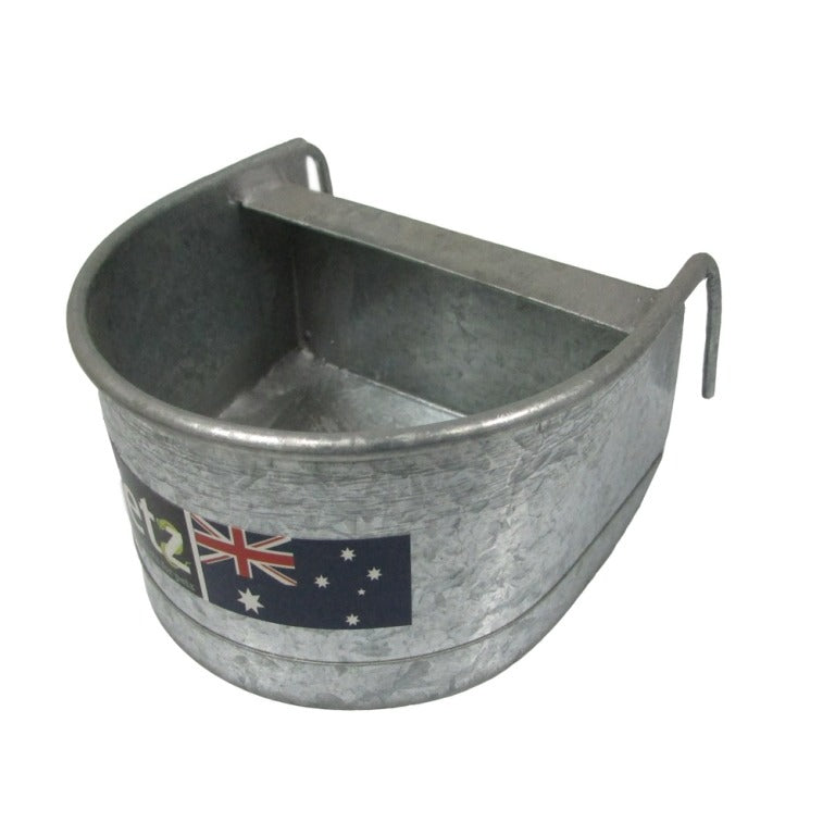 FEEDER METAL D WITH HOOKS 3in/7.5cm-Ranges Country