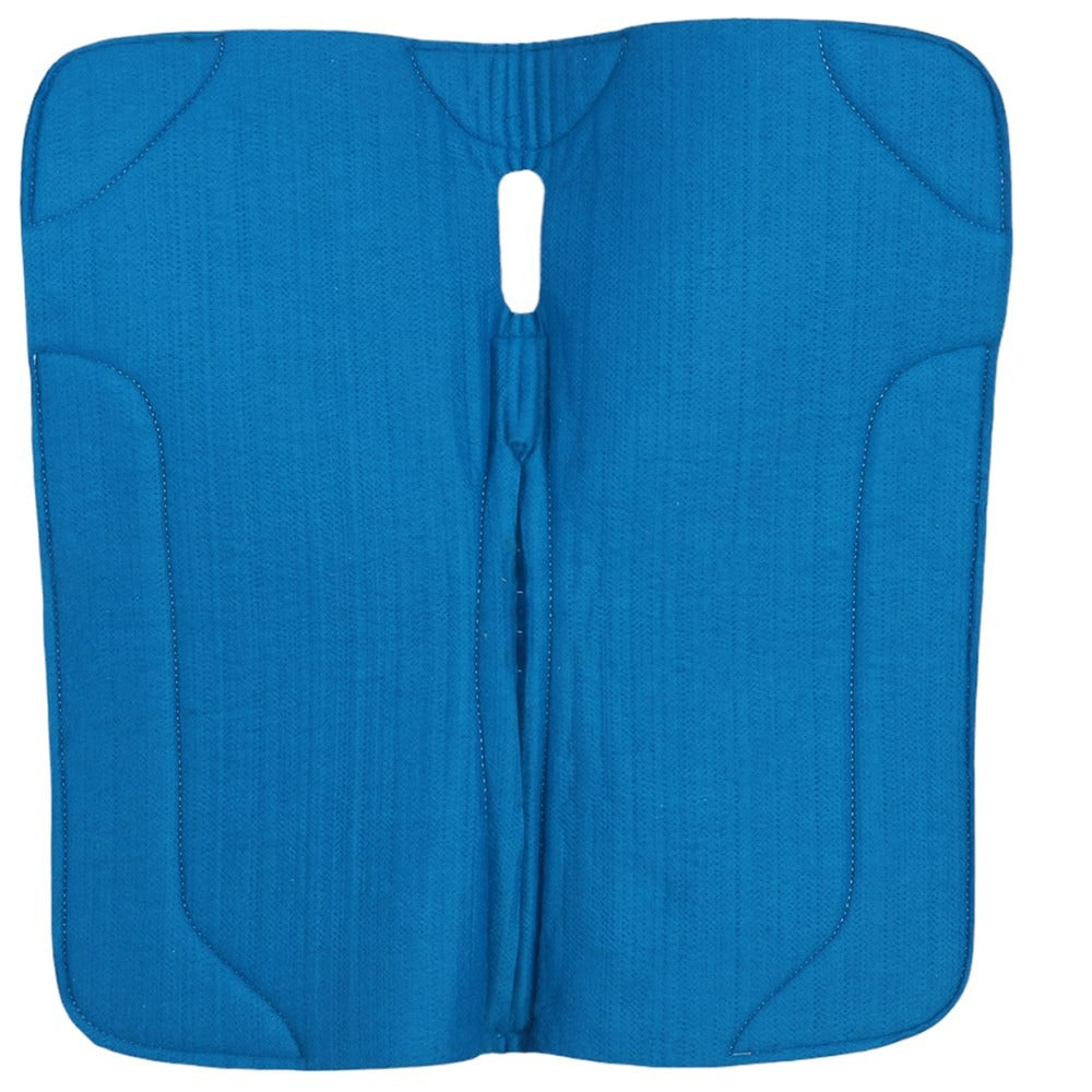 FORT WORTH FEATHER TOOLED FELT SADDLE PAD