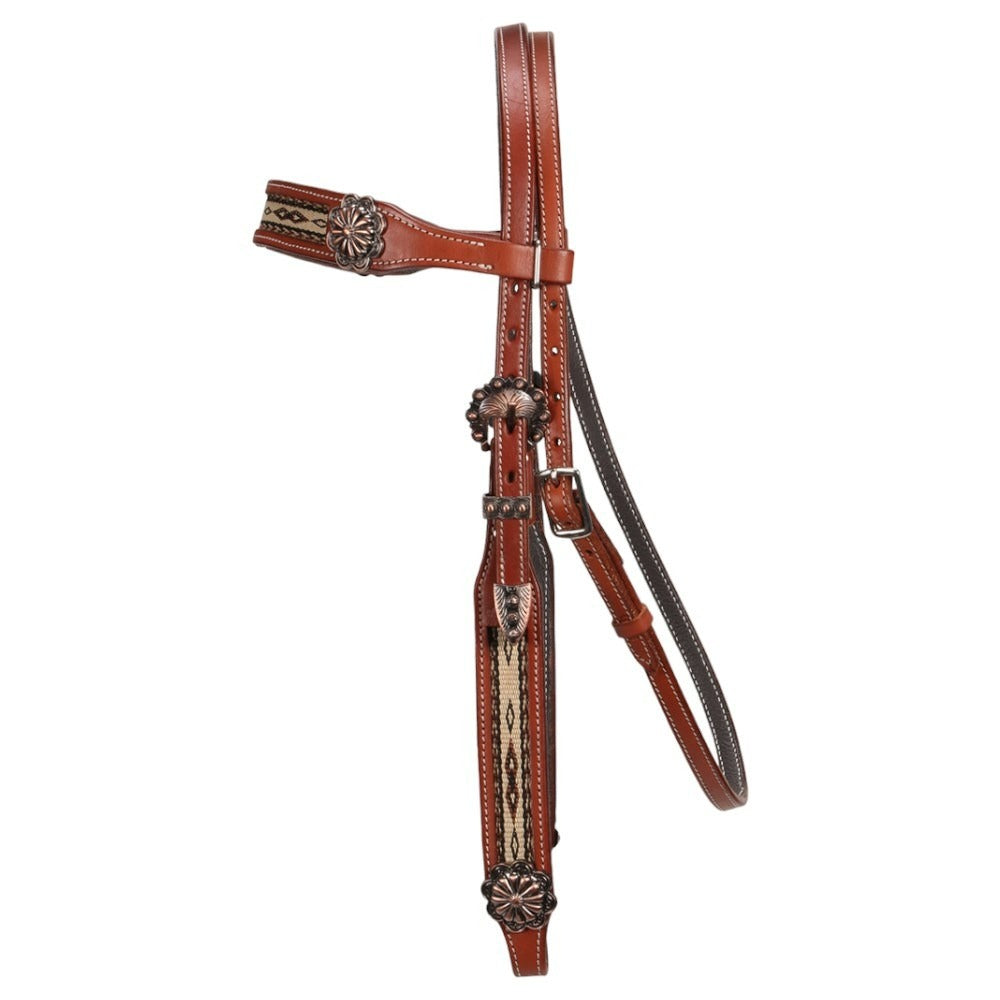 FORT WORTH NAVAJO BROW BRIDLE