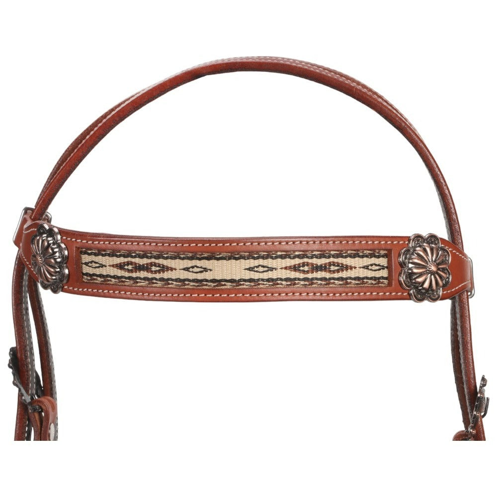 FORT WORTH NAVAJO BROW BRIDLE