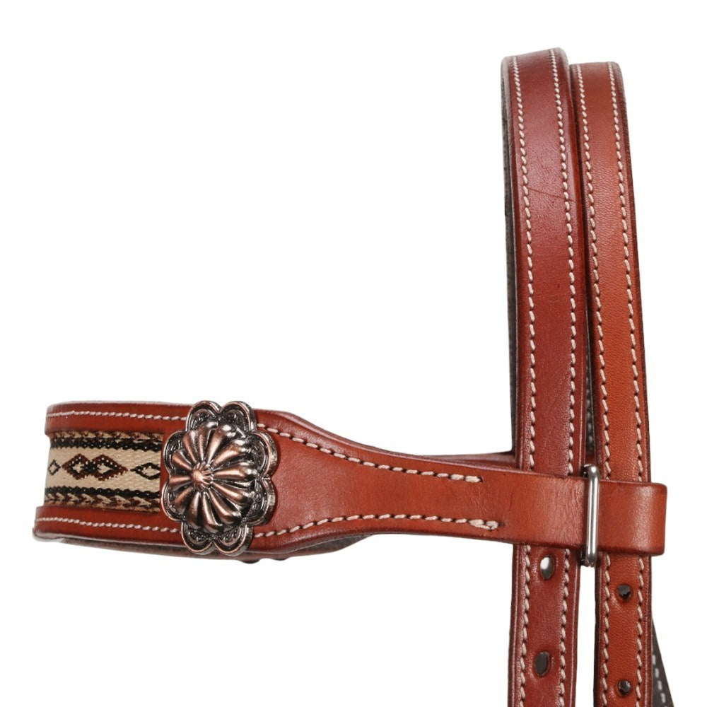 FORT WORTH NAVAJO BROW BRIDLE