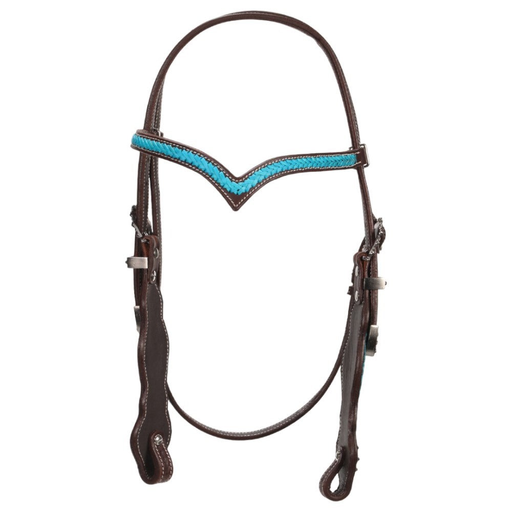 FORT WORTH V BROW w/ BRAIDING BRIDLE