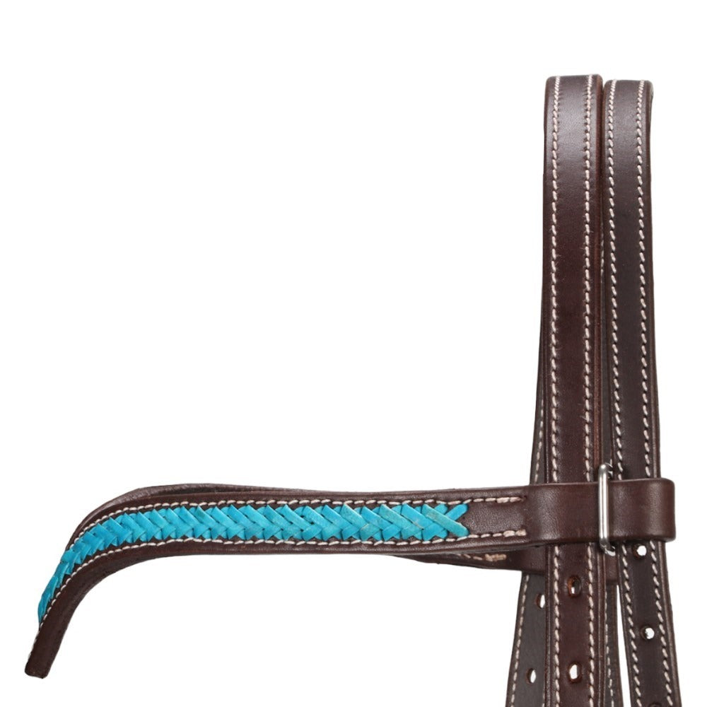 FORT WORTH V BROW w/ BRAIDING BRIDLE