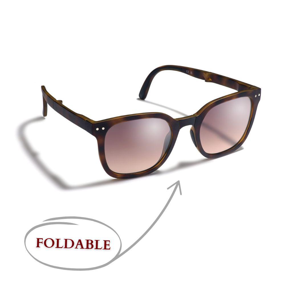 GIDGEE CANTER TORTOISE FOLDABLE SUNGLASSES-Ranges Country