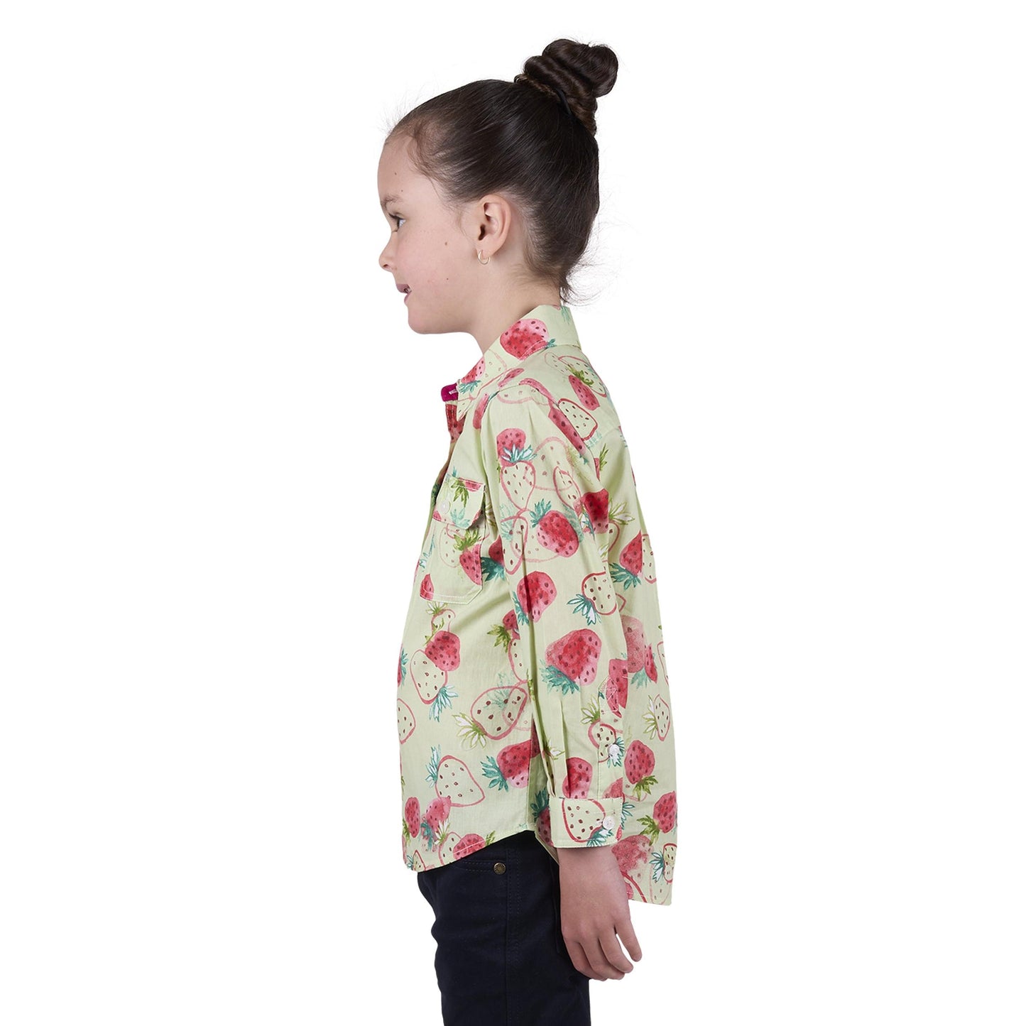 HARD SLOG KIDS KIMMY HALF BUTTON SHIRT