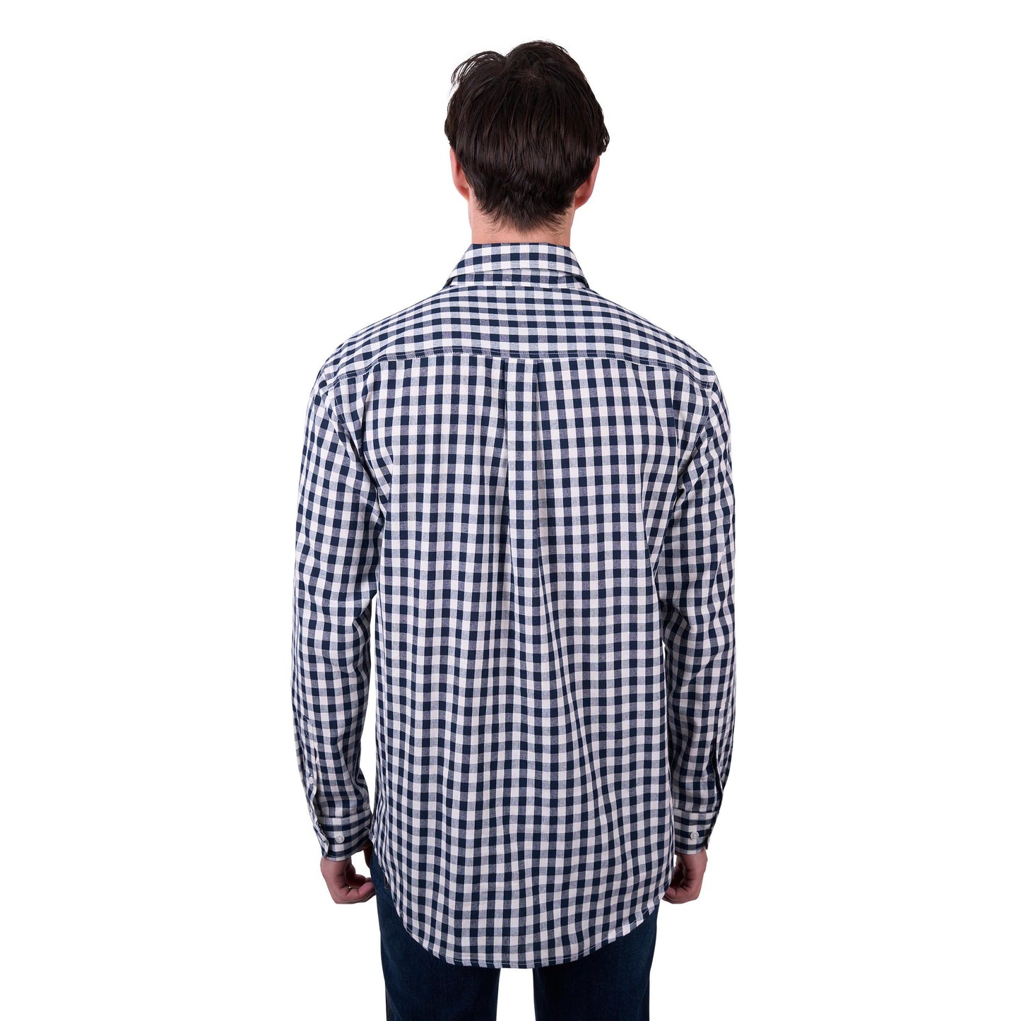 HARD SLOG MENS DELL HALF BUTTON SHIRT
