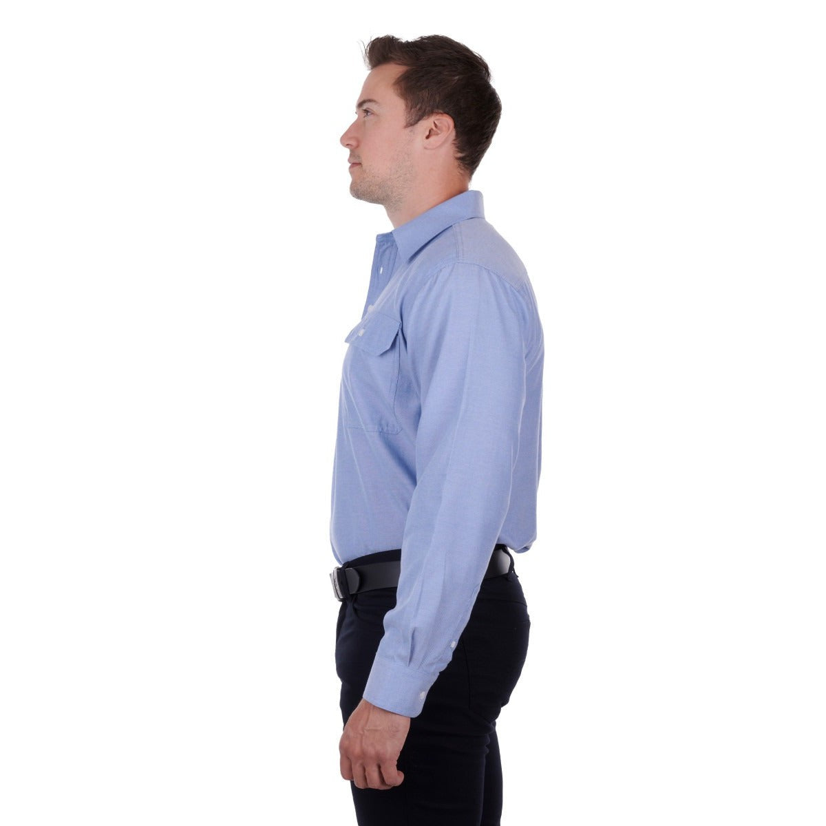 HARD SLOG MENS JACKSON HALF BUTTON SHIRT