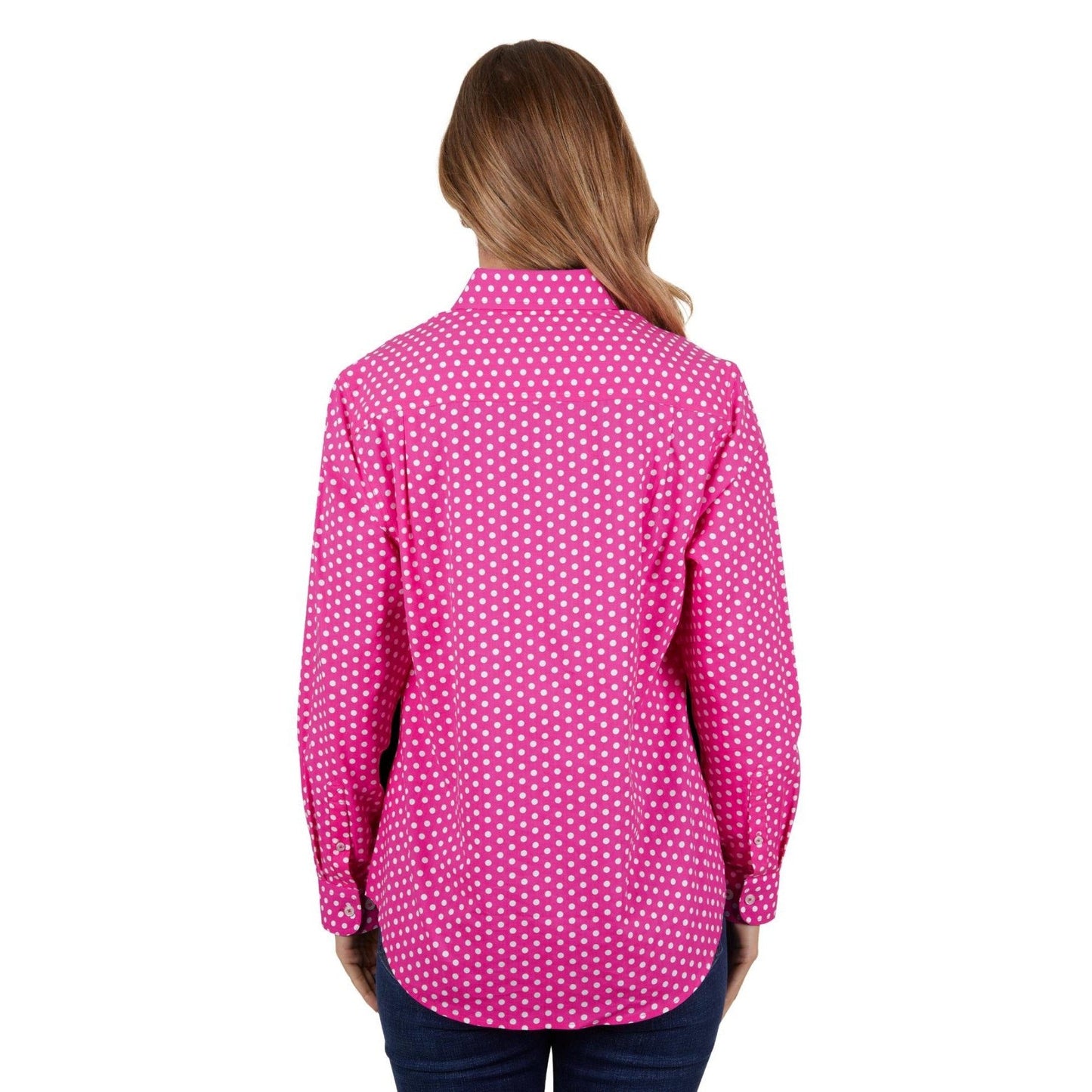 HARD SLOG WOMENS KELLY HALF PLACKET SHIRT