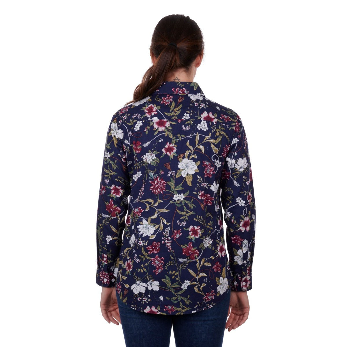 HARD SLOG WOMENS SARAH FULL BUTTON SHIRT