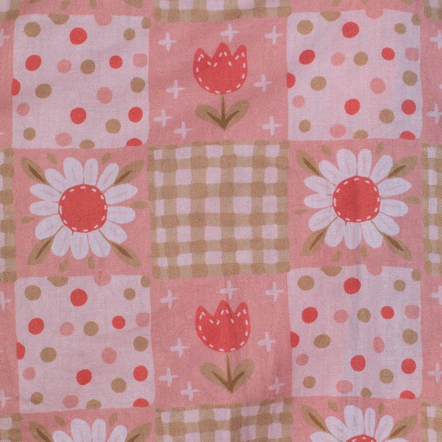 JUST COUNTRY INFANT FRANKIE PEACH DAISIES JUMPSUIT