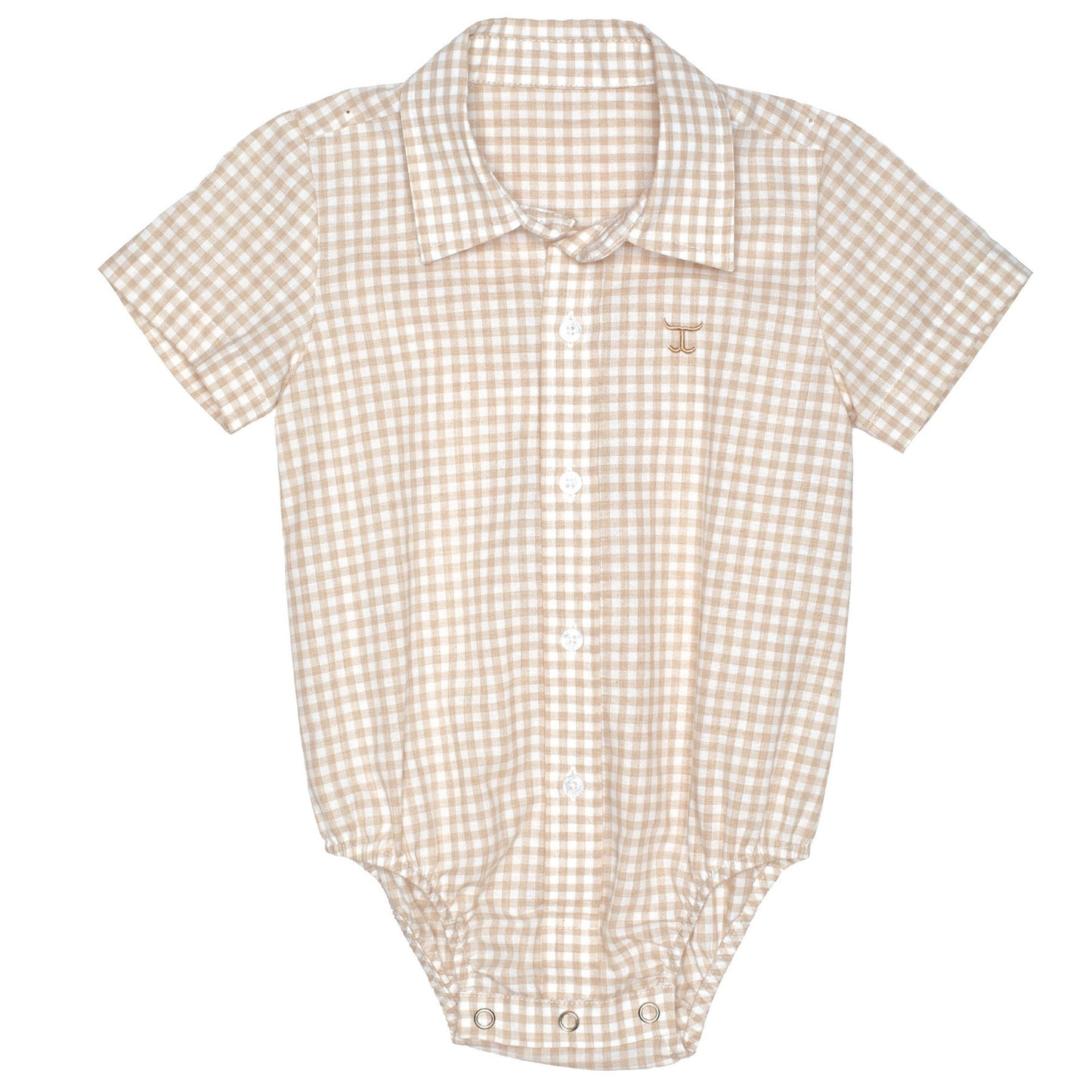 JUST COUNTRY INFANT FRANKIE SHORT SLEEVE FULL BUTTON JUMPSUIT-Ranges Country