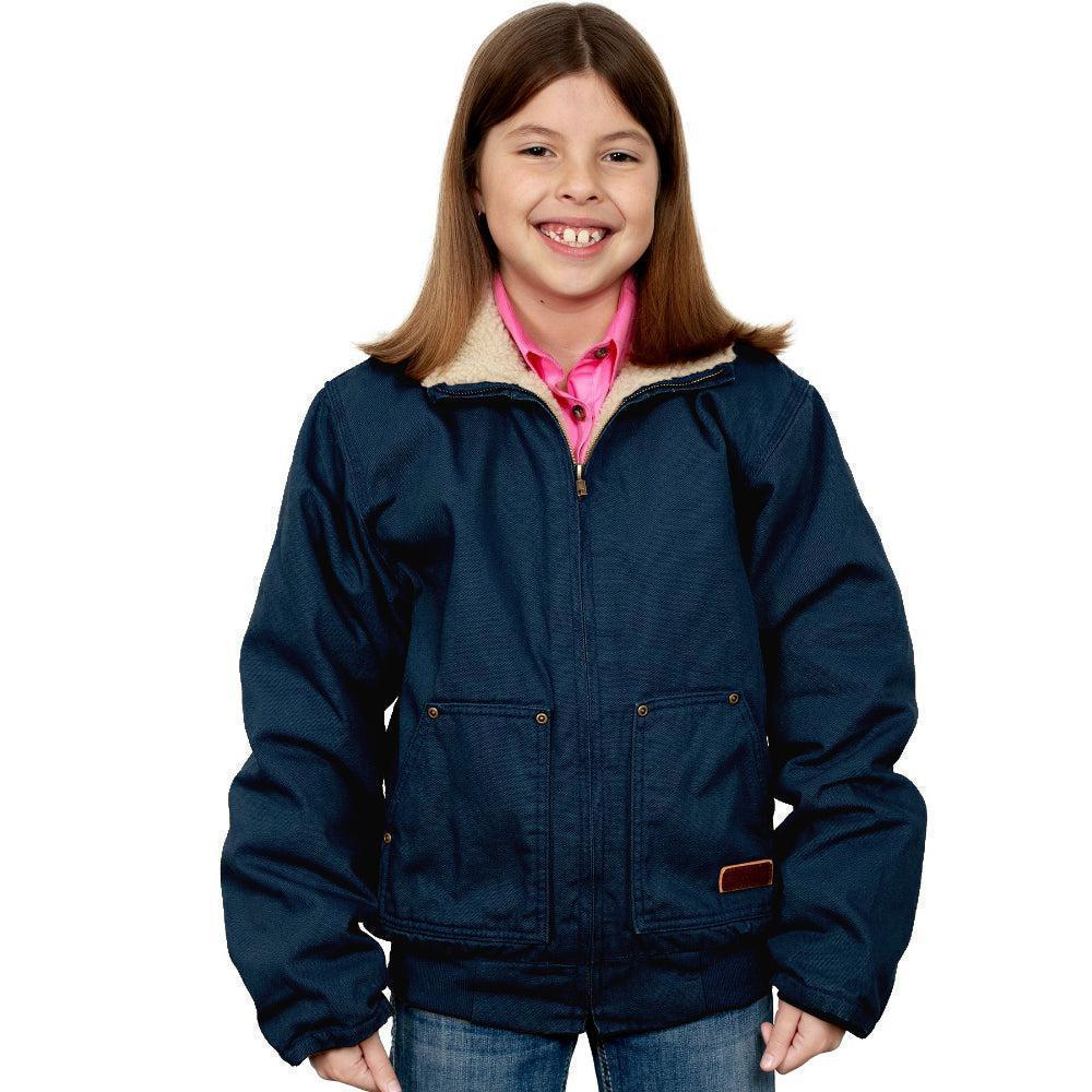 JUST COUNTRY KIDS DIAMANTINA SHERPA JACKET-Ranges Country