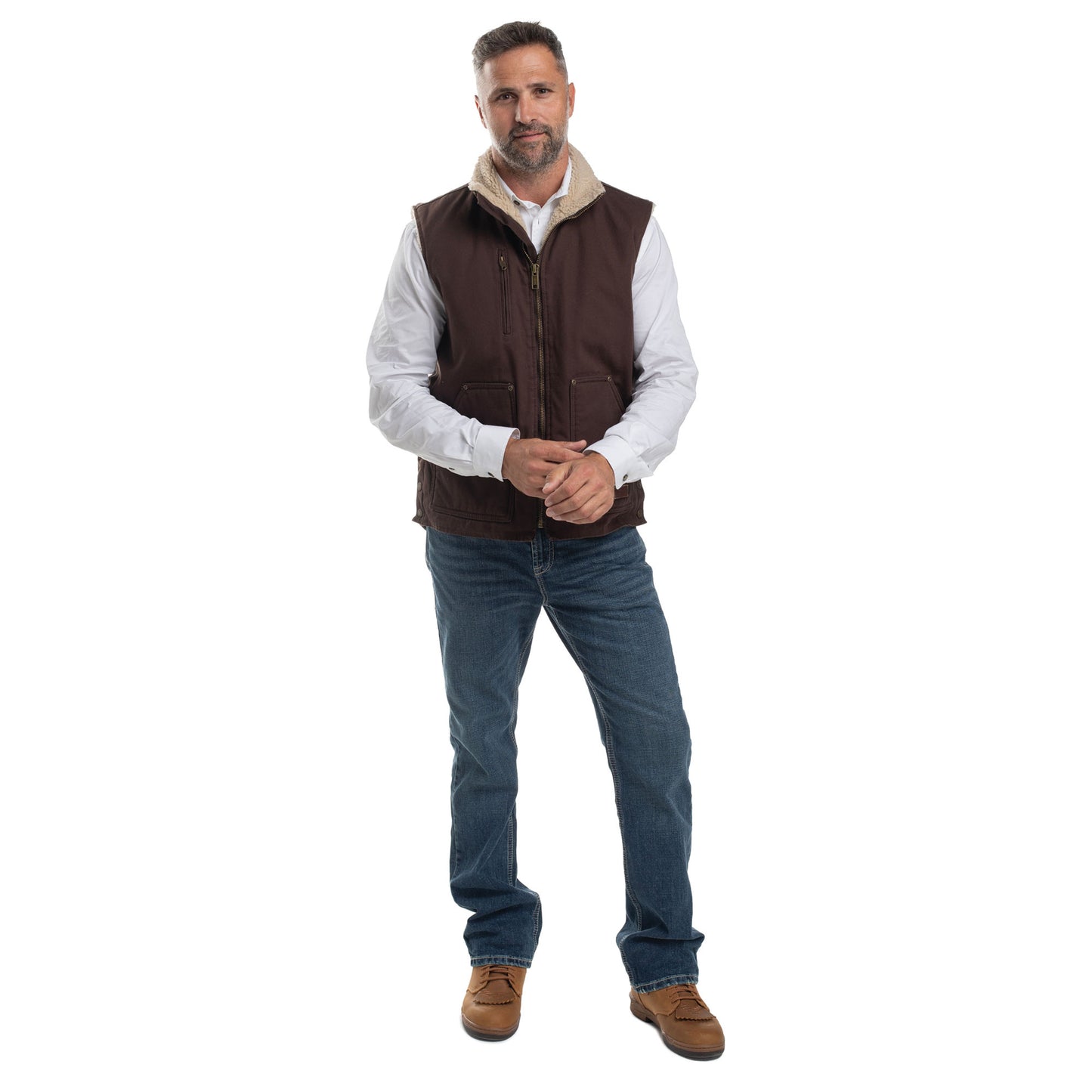 JUST COUNTRY UNISEX DIAMANTINA SHERPA VEST
